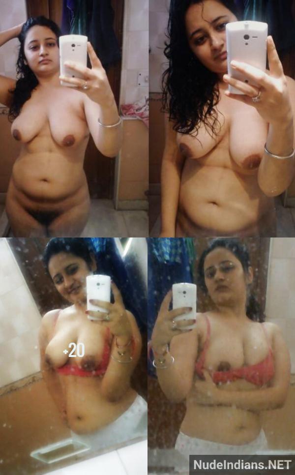 indian girl hot big boobs pics of mirror selfies - 27