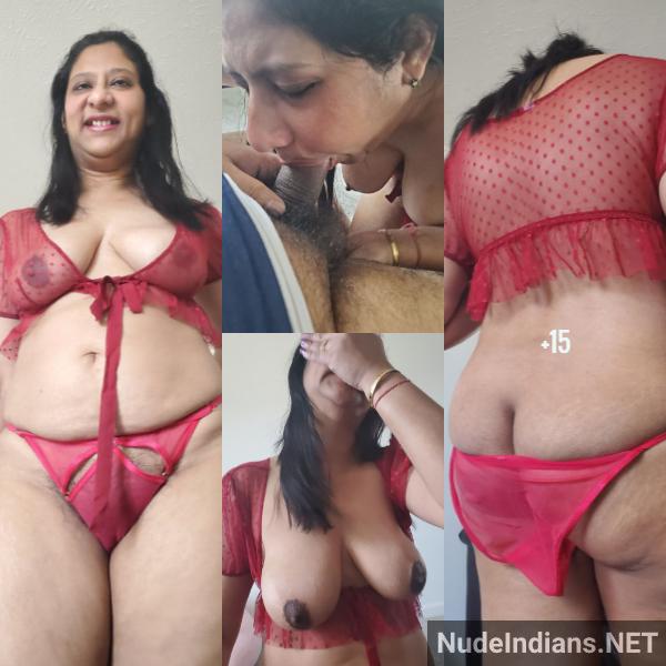 muslim aunty boobs xxx images in red bra panty - 25